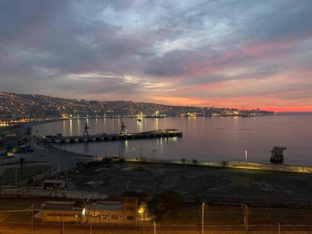 Hom I Lujoso Estudio Con Mejor Vista Del Puerto Parking 0408 Apartment Valparaiso