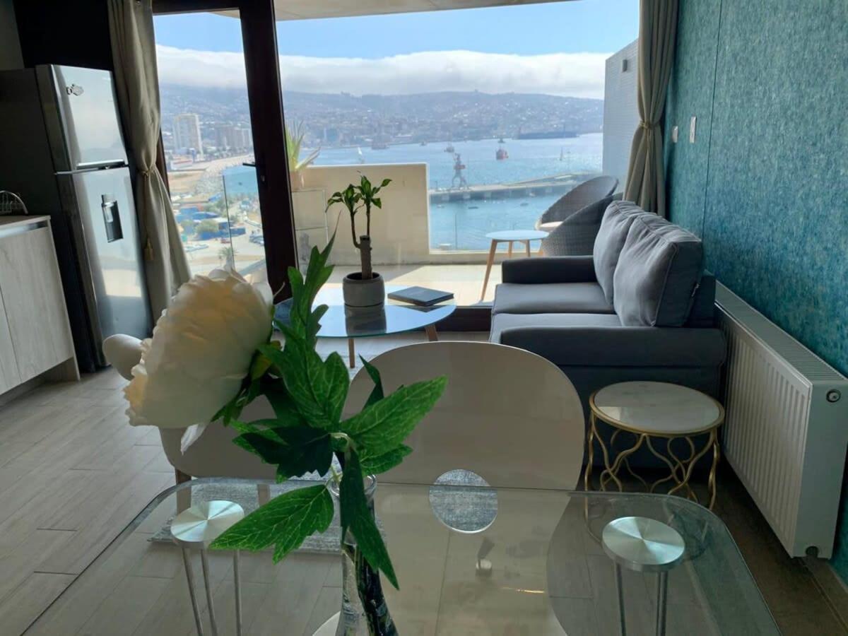Hom I Lujoso Estudio Con Mejor Vista Del Puerto Parking 0408 Apartment Valparaiso
