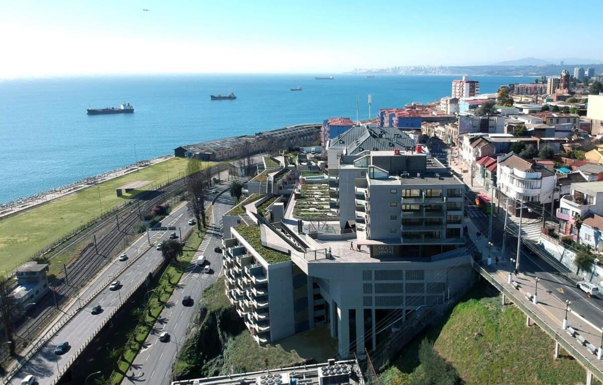 Apartment Hom I Lujoso Estudio Con Mejor Vista Del Puerto Parking 0408 Valparaiso